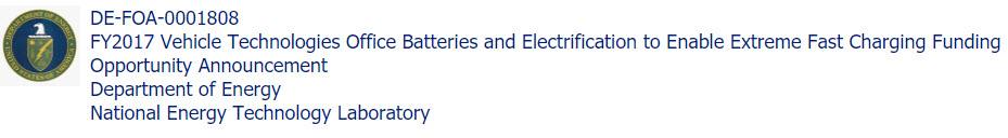 DOE $15 Million Investment into US XFC Infrastructure