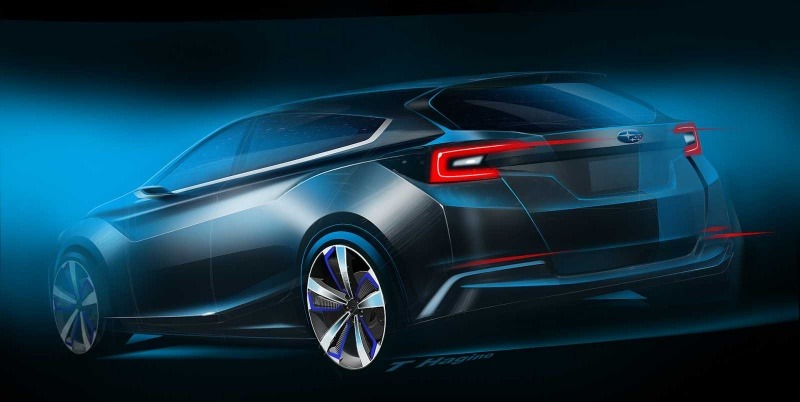 Subaru Impreza Concept Drawing 2