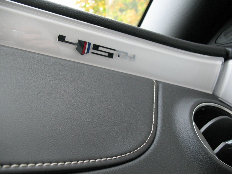 2012 Chevrolet Camaro SS 45th Anniversary Edition dash logo