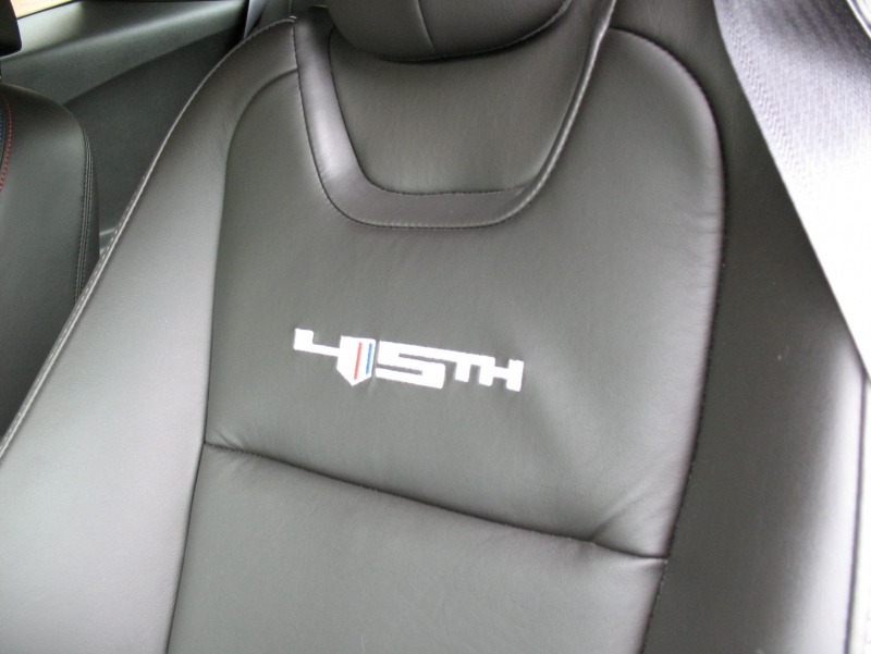 2012 Chevrolet Camaro SS 45th Anniversary Edition seat