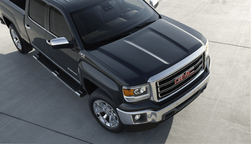 2014 GMC Sierra hood detail location 019