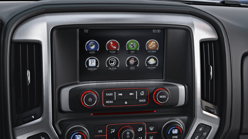 2014 GMC Sierra SLT interior color touch detail 025